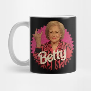 Betty White x Barbie Mug